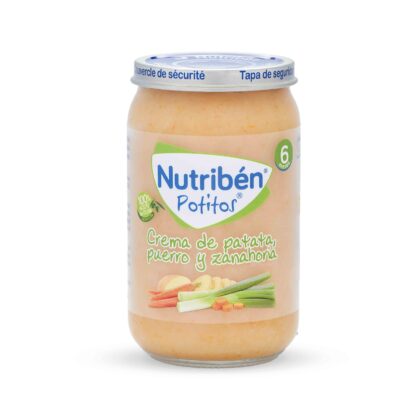 Potito Crema de patata, puerro y zanahoria