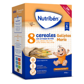 8 cereales miel galletas Maria