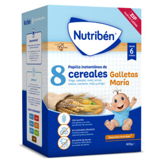 Nutriben 8 cereales galletas Maria