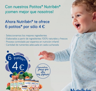 Con Potitos nuestros bebés ¡comen mejor que nosotros!