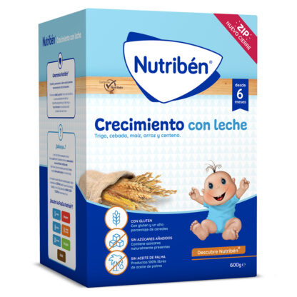 Nutriben Crecimiento con leche adaptada