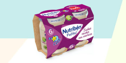 Potito de merluza con judias verdes bipack