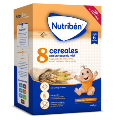 Nutribén 8 cereales con un toque de miel