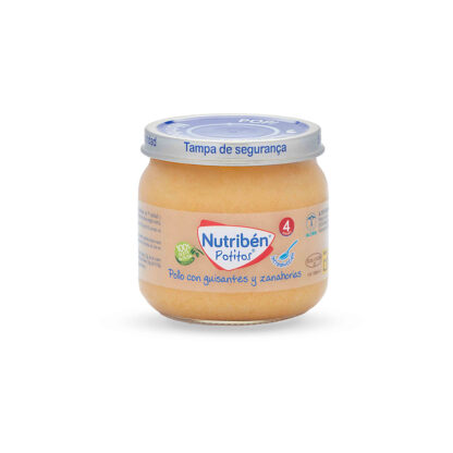 Potito Pollo con guisantes y zanahorias