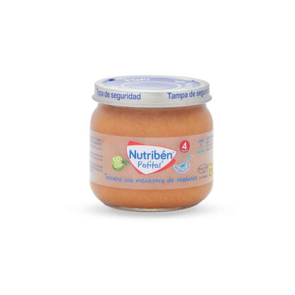 Potito Ternera con menestra de verduras