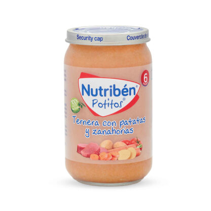 Potito Ternera con patatas y zanahorias