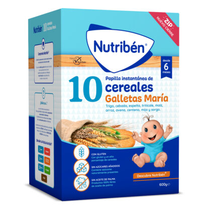Nutribén® 10 Cereales con Galletas María